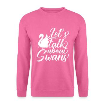Schwan - Unisex Pullover - Pink - Vorne