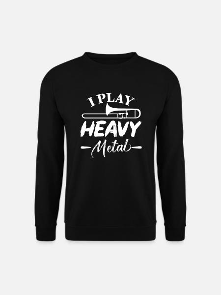 Posaune - Unisex Pullover - Schwarz