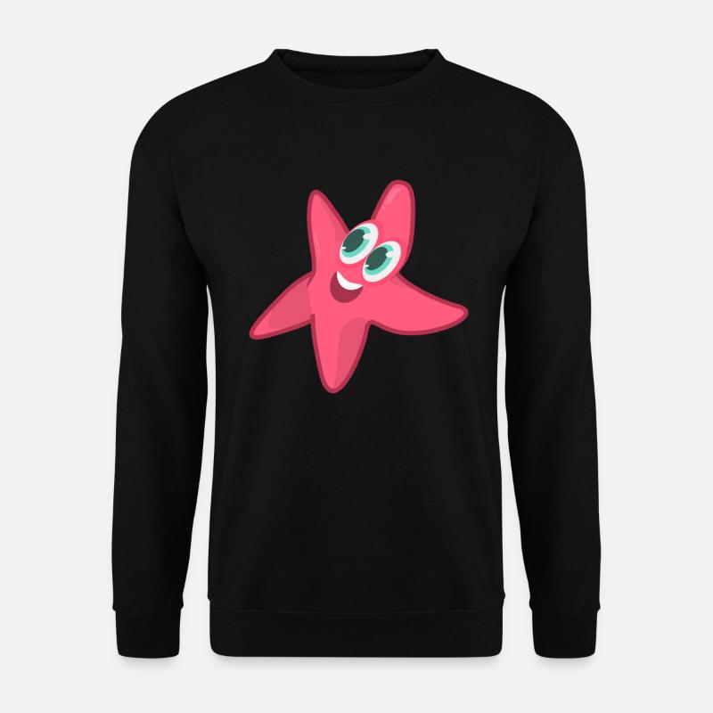 Seestern - Unisex Pullover - Schwarz