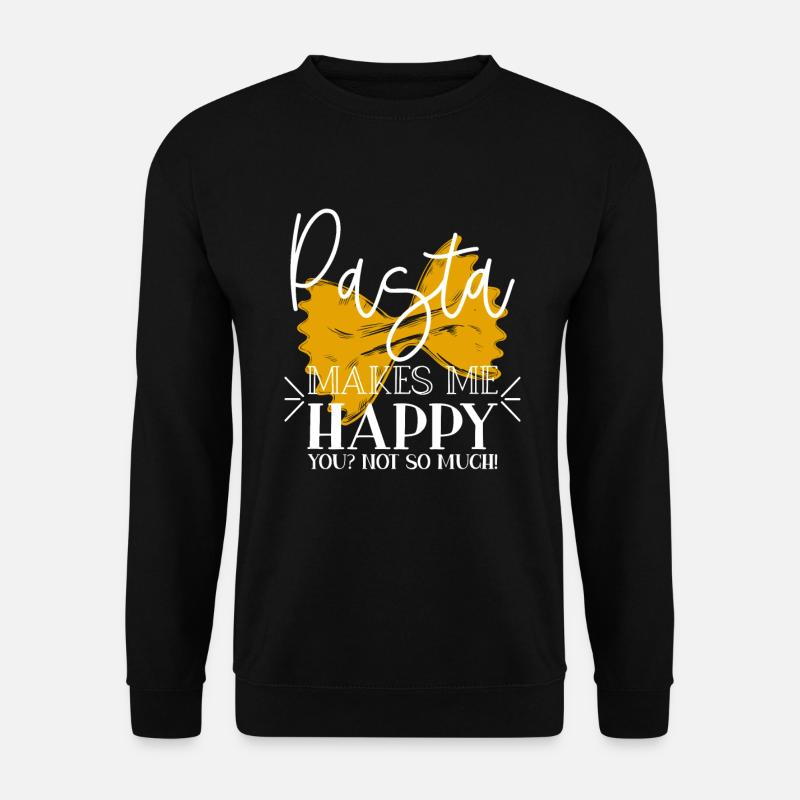 Pasta Nudeln - Unisex Pullover - Schwarz