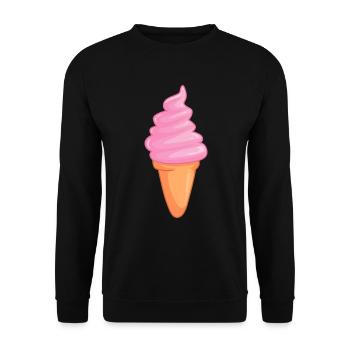Eis - Unisex Pullover - Schwarz - Vorne - Alina (178cm) & Michal (187cm)