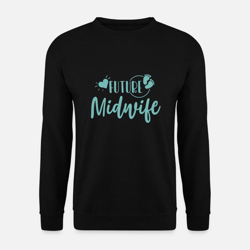 Hebamme Ausbildung - Unisex Pullover - Schwarz