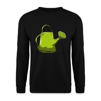 Gießkanne Gärtner Garten - Unisex Pullover - Schwarz - Vorne - Alina (178cm) & Michal (187cm)