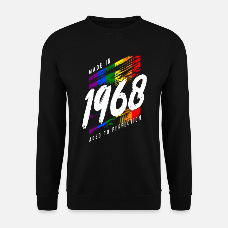 1968 Geburtstag LGBT Gay Pride - Unisex Pullover - Schwarz