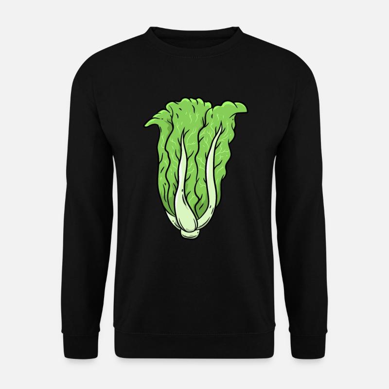 Kohl Gemüse - Unisex Pullover - Schwarz