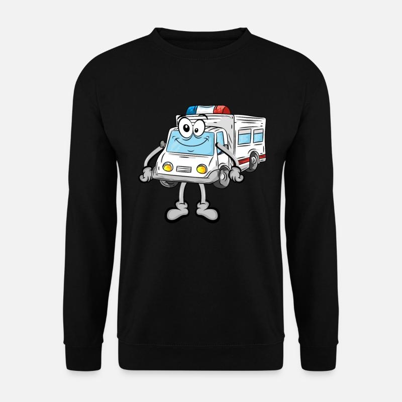 Krankenwagen Rettungsdienst - Unisex Pullover - Schwarz