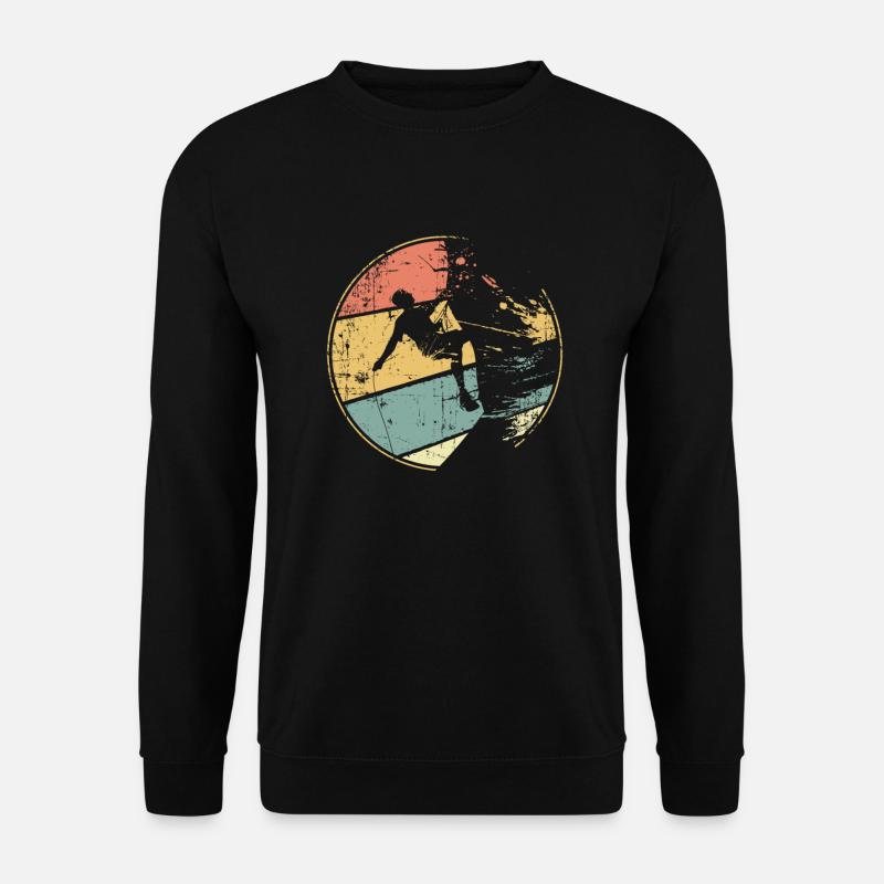 Kletterer Klettern vintage - Unisex Pullover - Schwarz