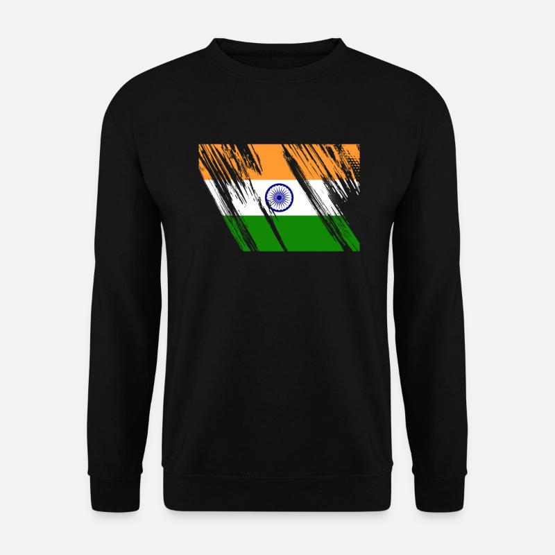 Drapeau de l’Inde - Sweat-shirt Unisexe - noir
