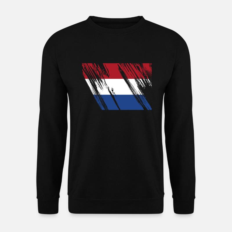 Netherlands Flag - Unisex Sweatshirt - black