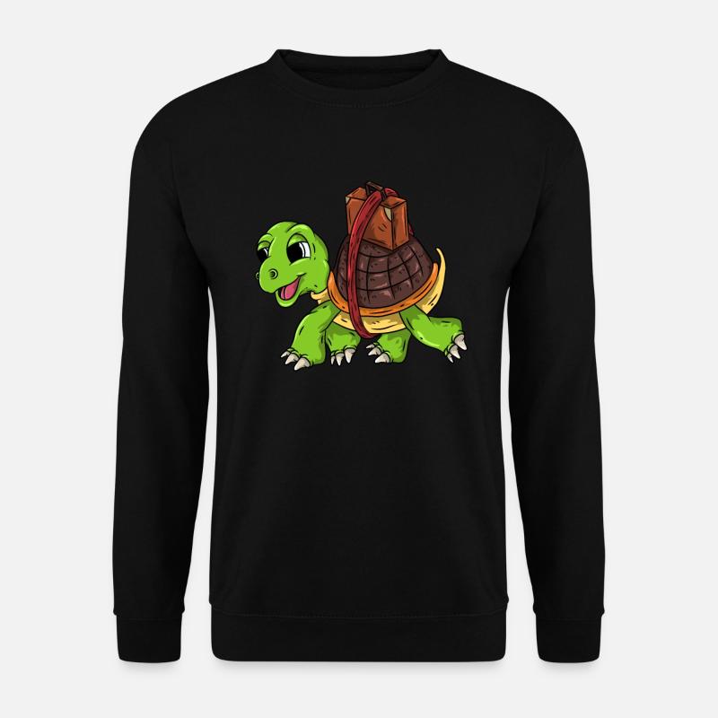 Turtle on the road - Unisex Sweatshirt - black