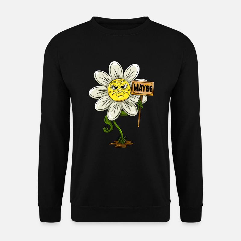 Gänseblümchen - Unisex Pullover - Schwarz