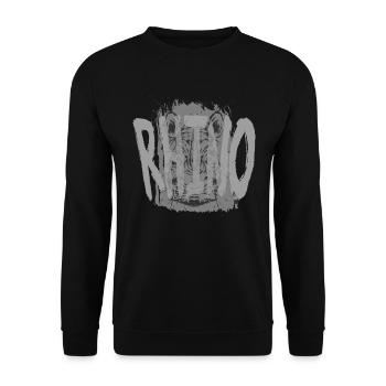 Rhinoceros - Unisex Sweatshirt - black - Front - Alina (178cm) & Michal (187cm)
