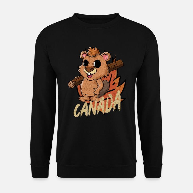 Canada Beaver - Unisex Sweatshirt - black