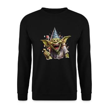 LOL Korrigan - Sweat-shirt Unisexe - noir - Devant - Alina (178cm) & Michal (187cm)