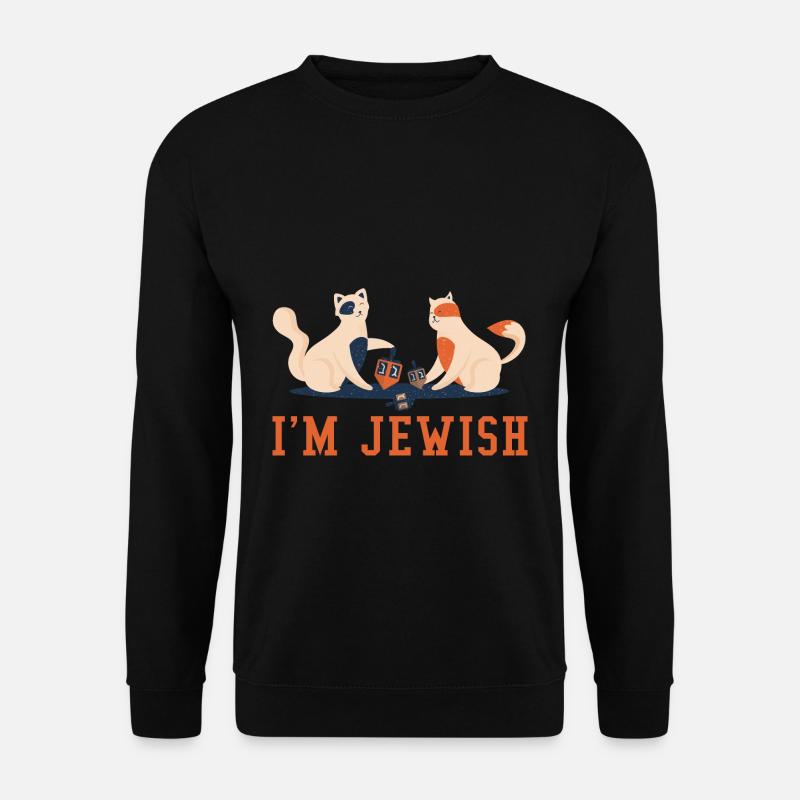Ich bin jüdischer Weihnachtsjude Chanukka - Unisex Pullover - Schwarz