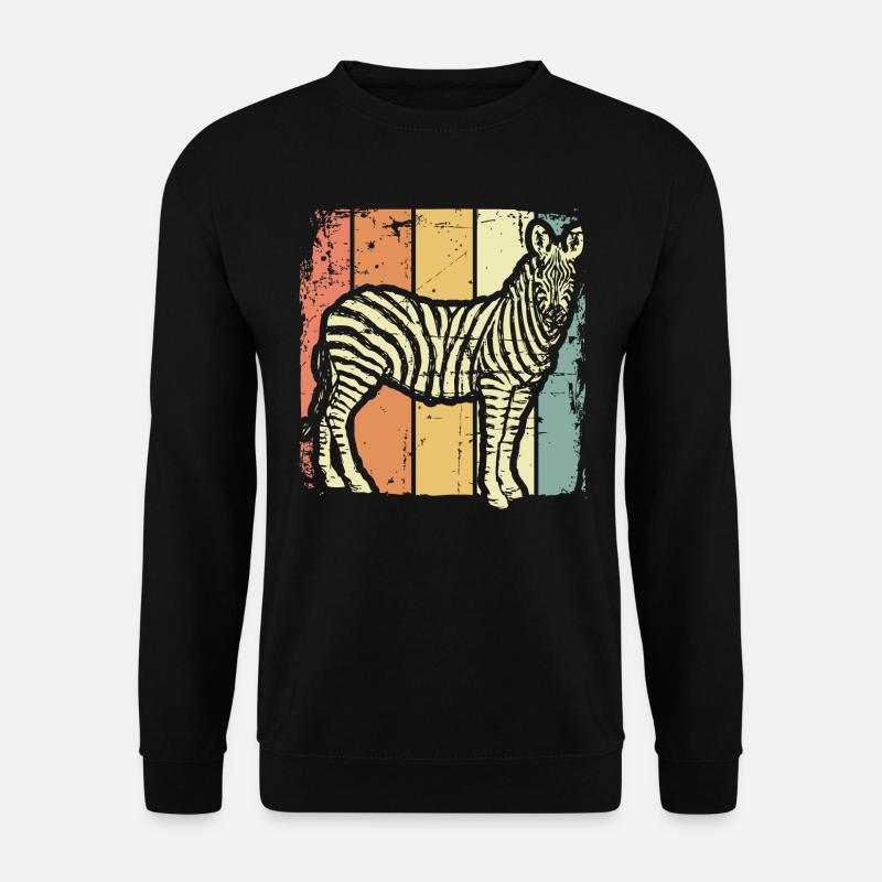 Afrika Zebra - Unisex Pullover - Schwarz