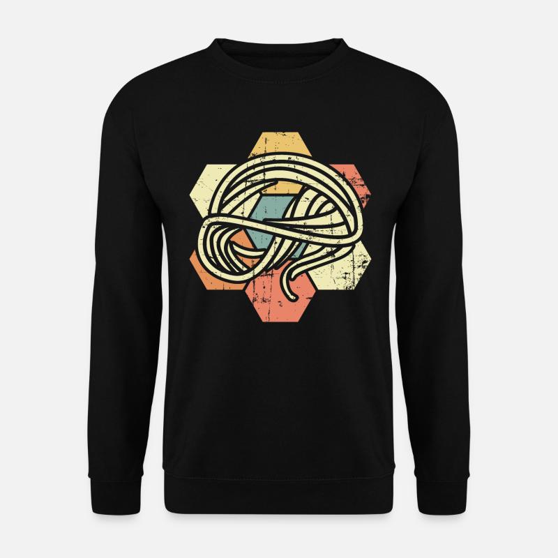 Spaghetti - Unisex Pullover - Schwarz