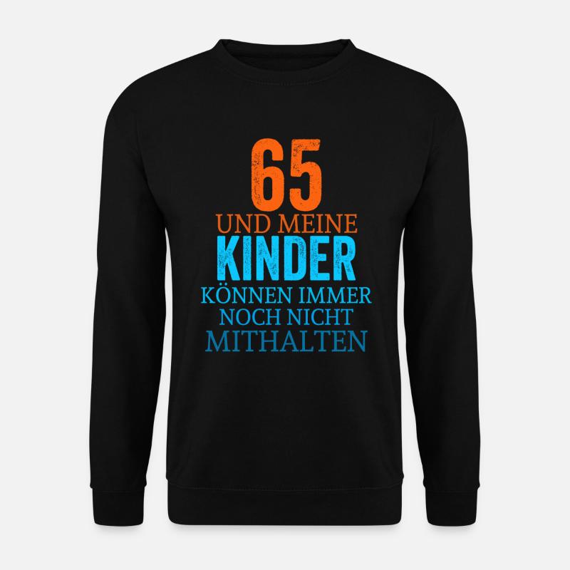65th birthday - Unisex Sweatshirt - black