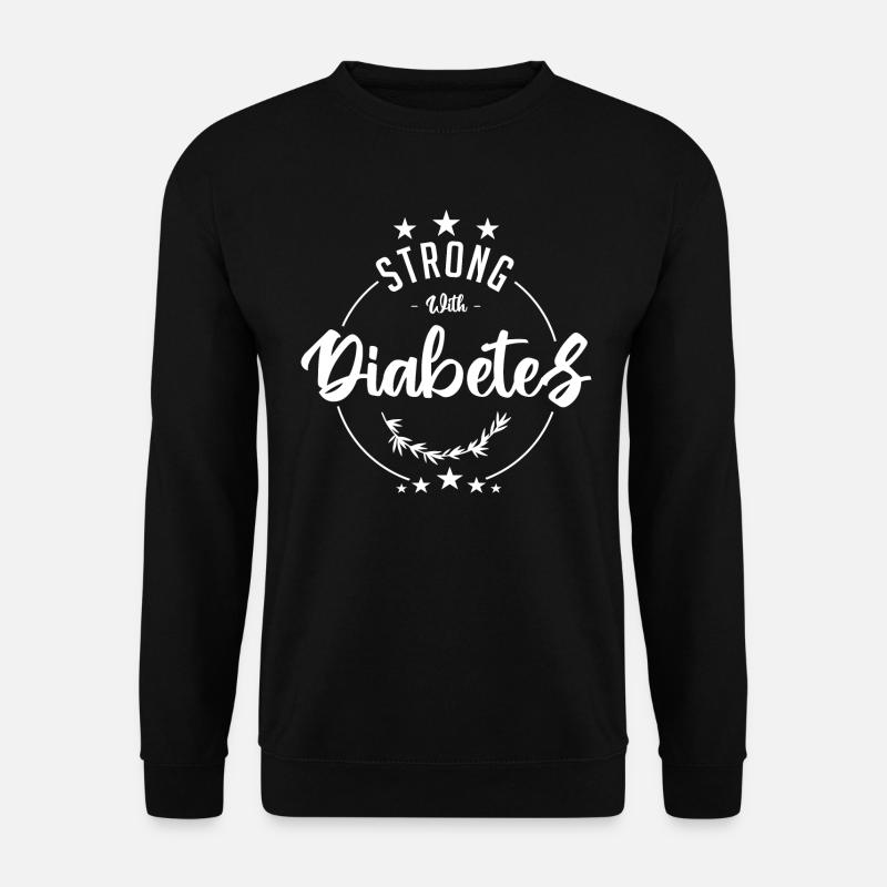 Stark mit Diabetes - Unisex Pullover - Schwarz