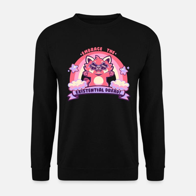 Embrace the Existential Dread - Unisex Sweatshirt - black