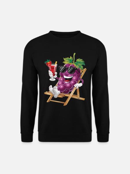 Grapes - Unisex Pullover - Schwarz