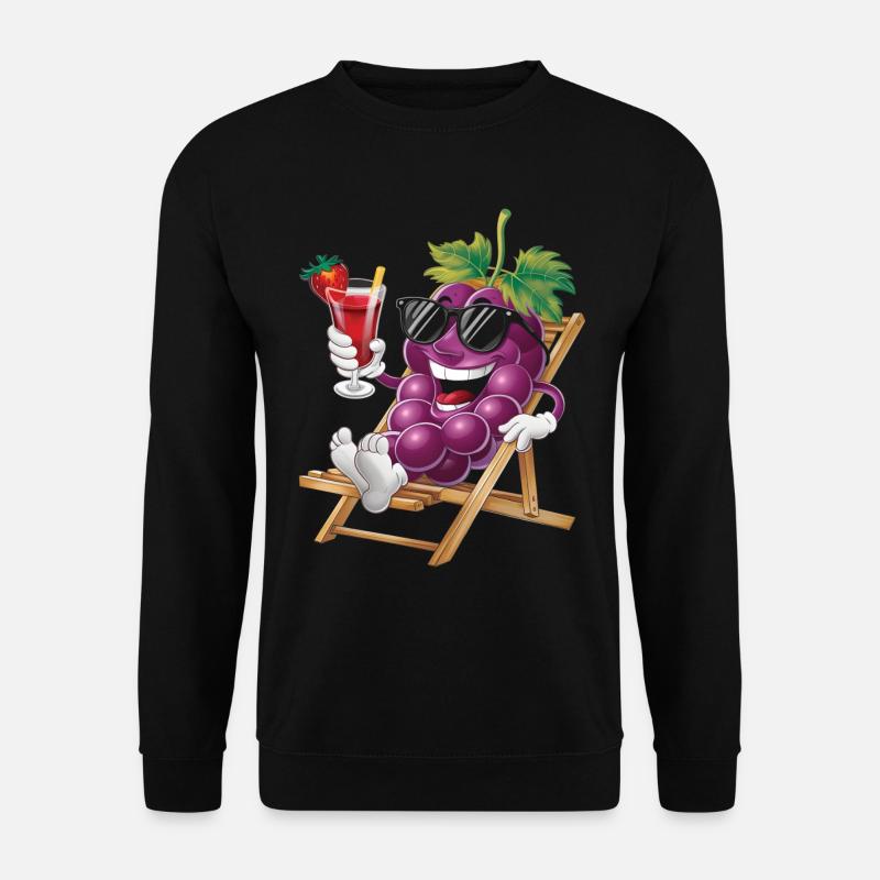 Grapes - Unisex Pullover - Schwarz