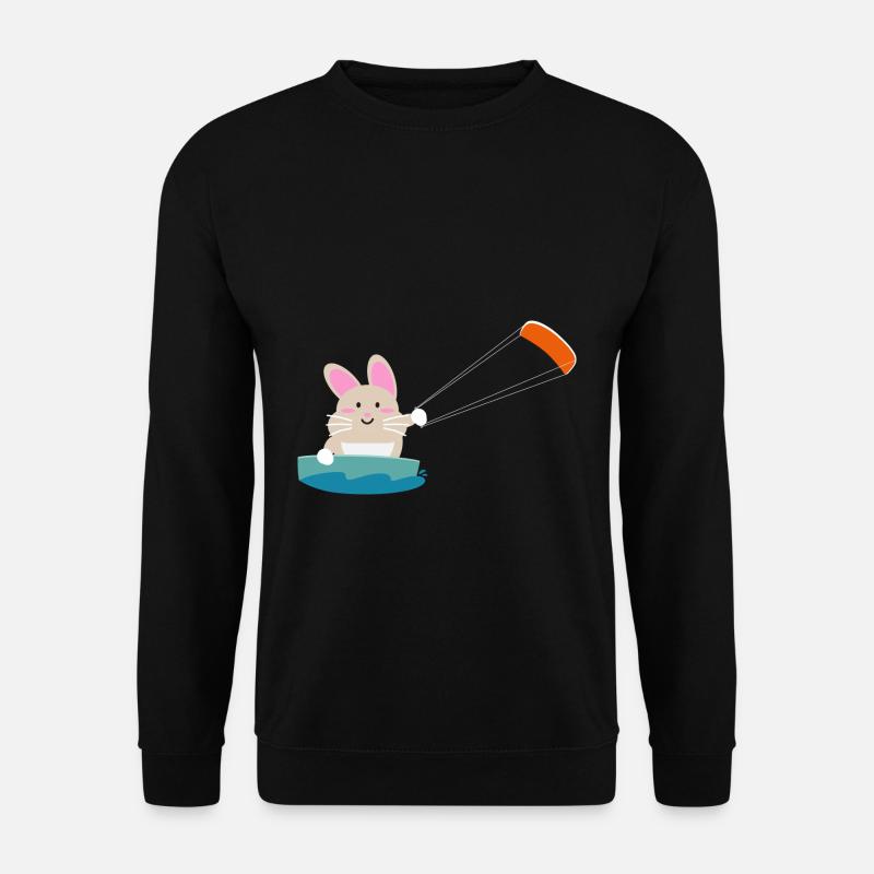 Kitesurfen - Unisex Pullover - Schwarz