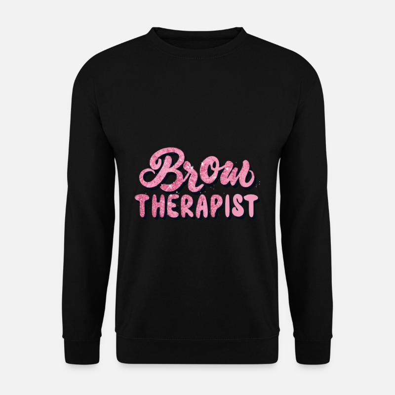 Augenbrauenstylist - Unisex Pullover - Schwarz