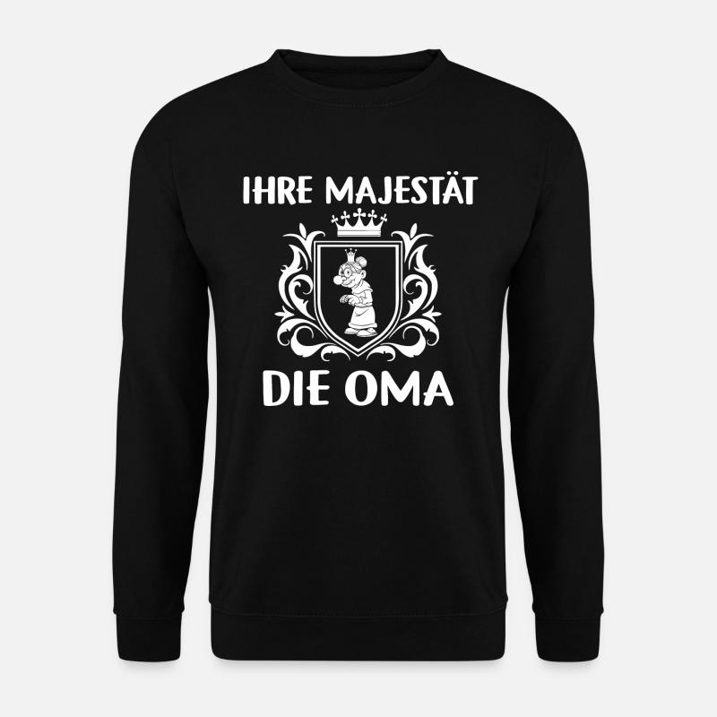 Ihre Majestät die Oma - Unisex Pullover - Schwarz