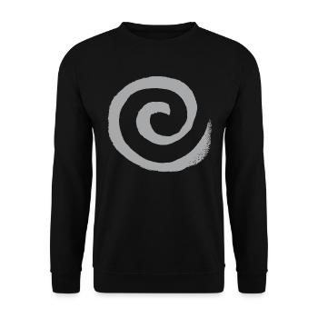 Spirale - Unisex Pullover - Schwarz - Vorne - Alina (178cm) & Michal (187cm)