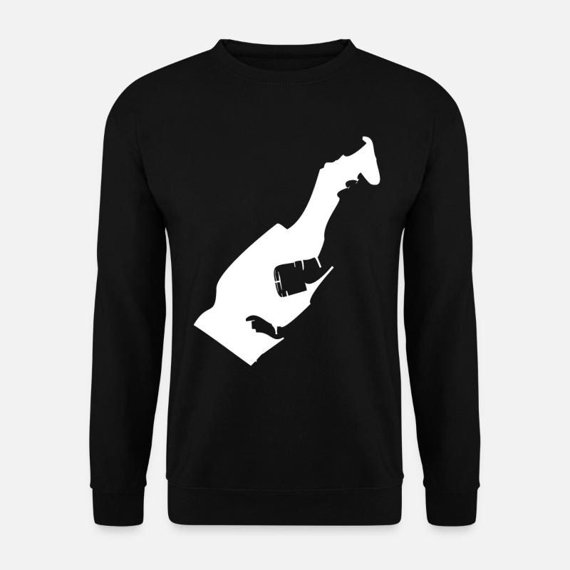 Monaco map flag - Unisex Sweatshirt - black