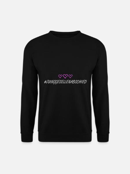 Junggesellenabschied herzchen - Unisex Pullover - Schwarz