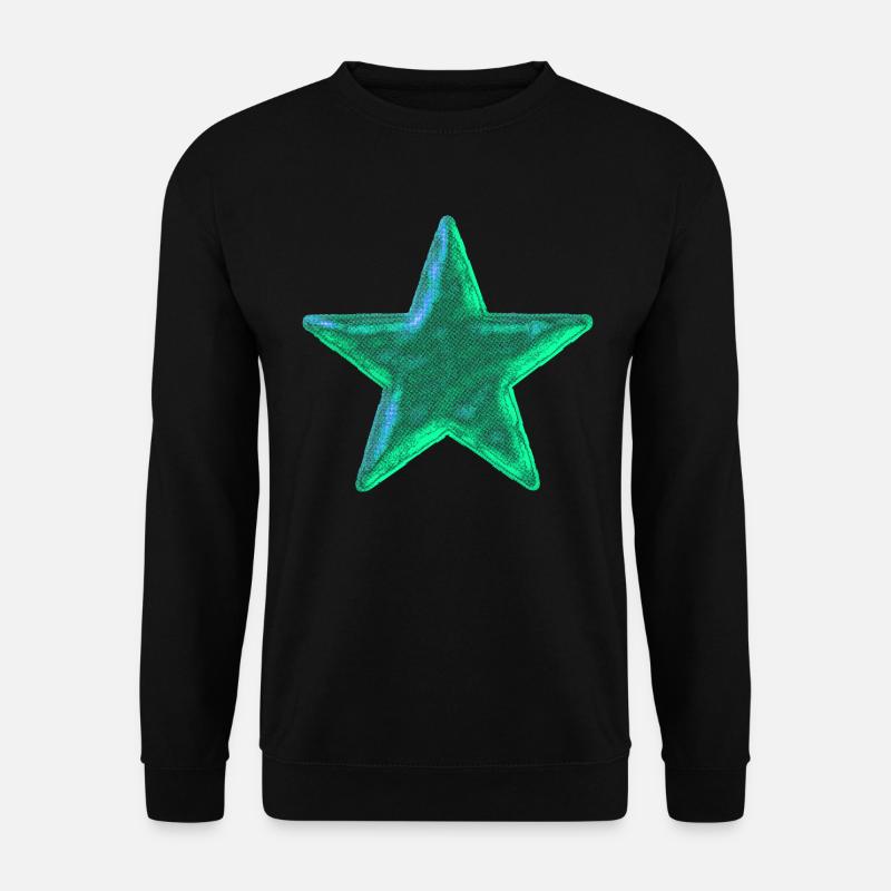 Koralle Stern - Unisex Pullover - Schwarz