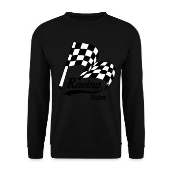 Racing Team 06 - Sweat-shirt Unisexe - noir - Devant - Alina (178cm) & Michal (187cm)