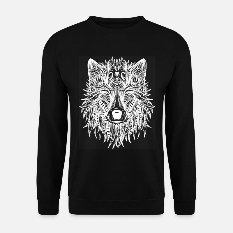 Mystical wolf - Unisex Sweatshirt - black