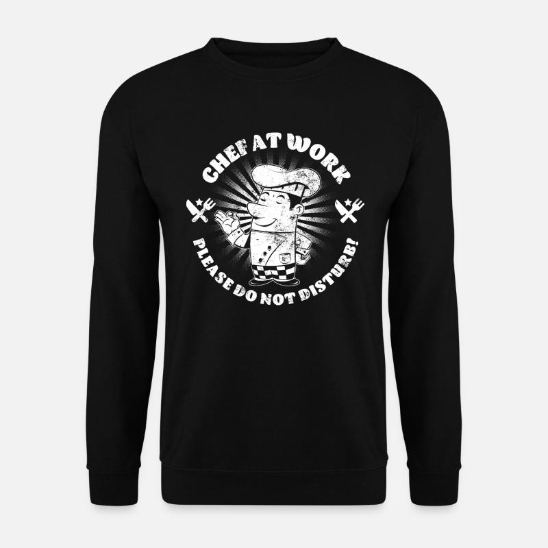 Chef au travail - Sweat-shirt Unisexe - noir