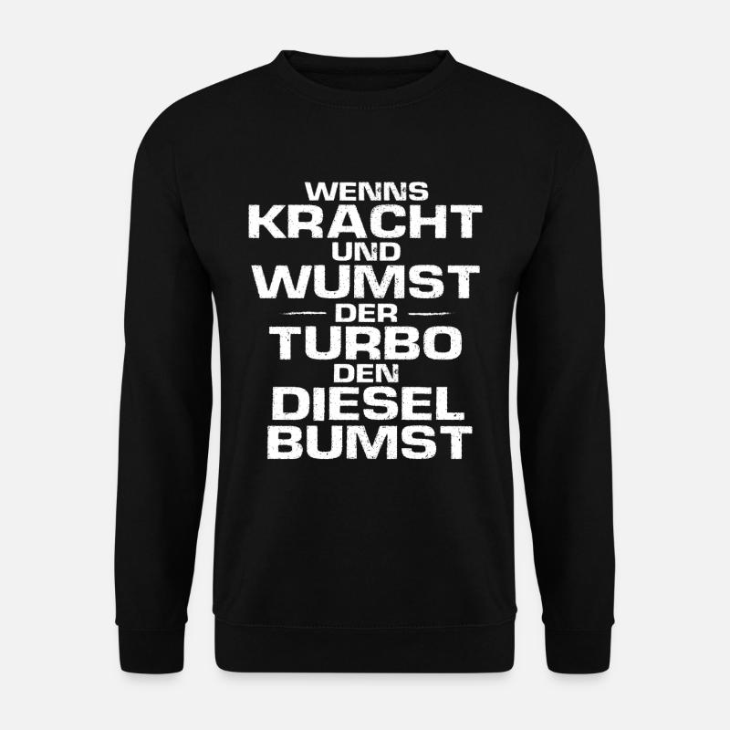 DIESEL POWER - Unisex Pullover - Schwarz