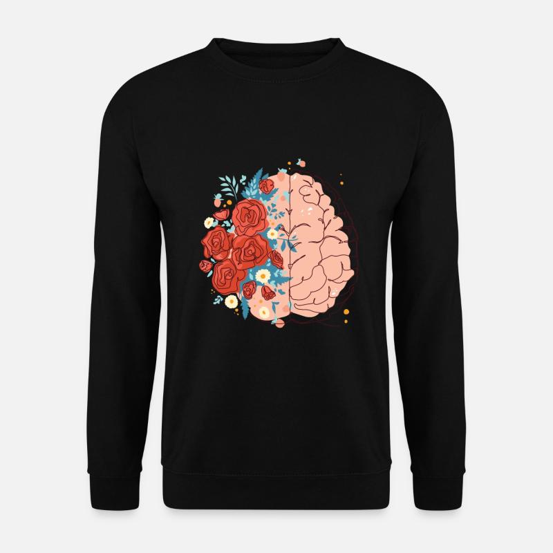 Brain - Unisex Sweatshirt - black