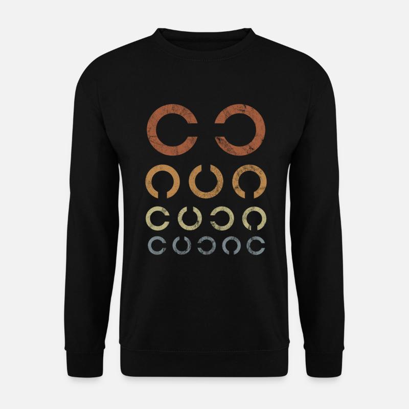 Augenoptiker Optometrist Optiker Augenarzt - Unisex Pullover - Schwarz