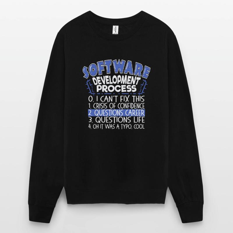 Software Developer Sayings Funny Computer Nerd Unisex Sweatshirt