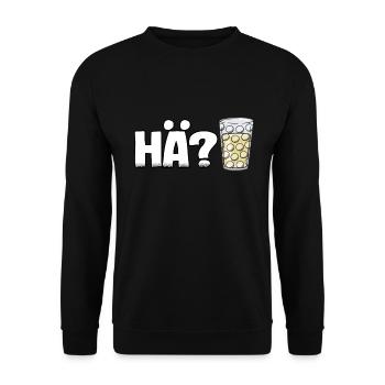 Pfälzer wine spritzer spritzer funny gift Pälzer - Unisex Sweatshirt - black - Front - Alina (178cm) & Michal (187cm)