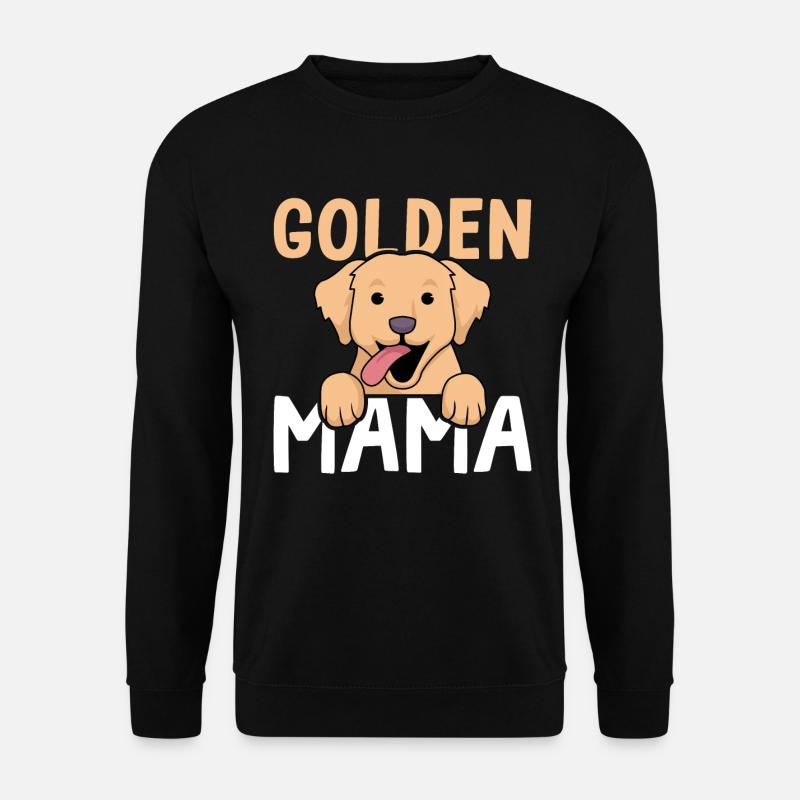 Goldene Mama Golden Retriever - Unisex Sweatshirt - black
