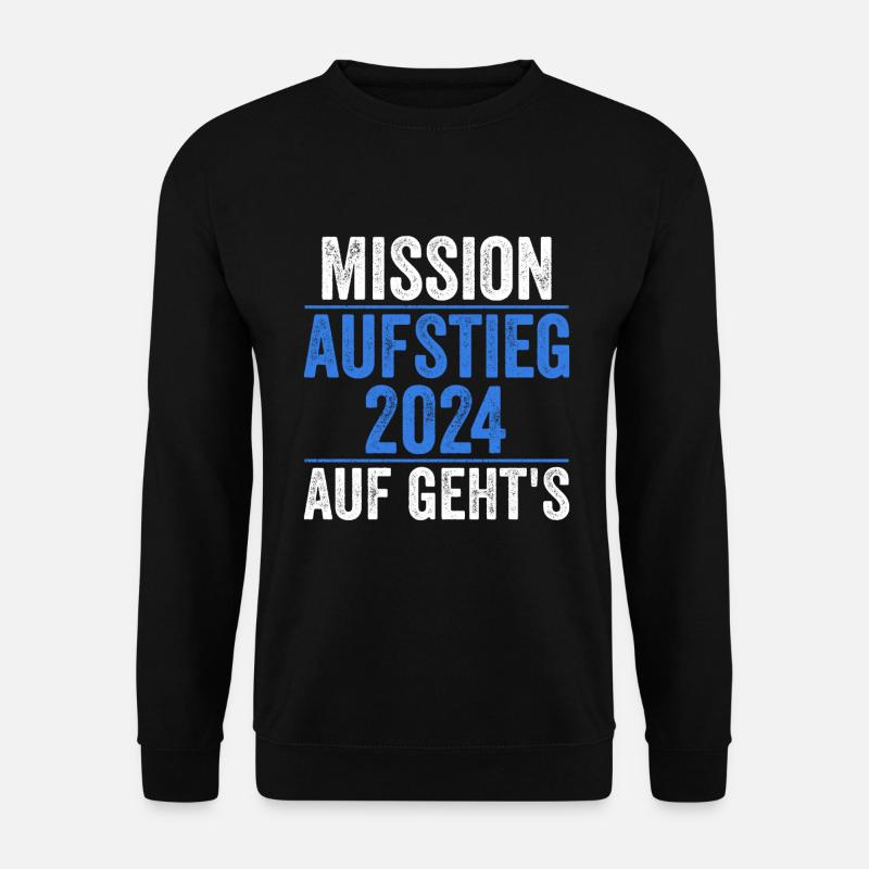 Mission Aufstieg 2024 - Unisex Pullover - Schwarz
