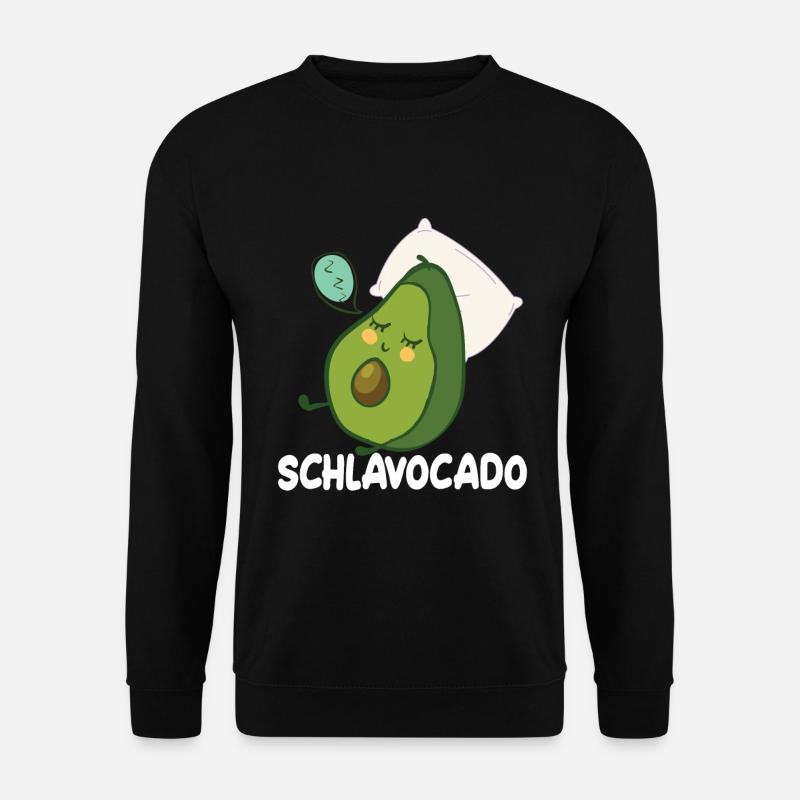 Funny avocado - Schlavocado - Unisex Sweatshirt - black