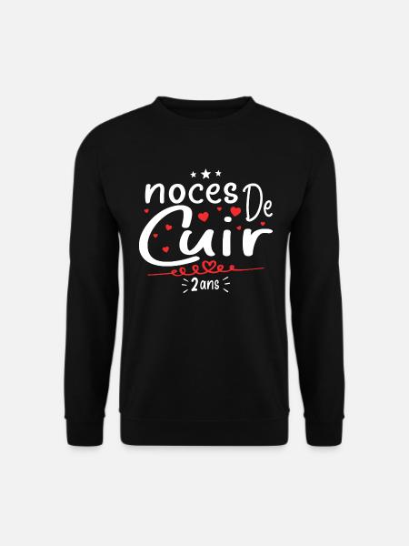 Noces de Cuir - Sweat-shirt Unisexe - noir