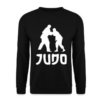 Judo - Sweat-shirt Unisexe - noir - Devant - Alina (178cm) & Michal (187cm)