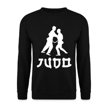 Judo - Sweat-shirt Unisexe - noir - Devant - Alina (178cm) & Michal (187cm)