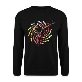 Taekwondo - Unisex Sweatshirt - black - Front - Alina (178cm) & Michal (187cm)