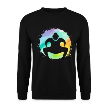 Sumo - Unisex Sweatshirt - black - Front - Alina (178cm) & Michal (187cm)