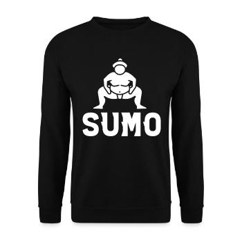 Sumo - Unisex Pullover - Schwarz - Vorne - Alina (178cm) & Michal (187cm)
